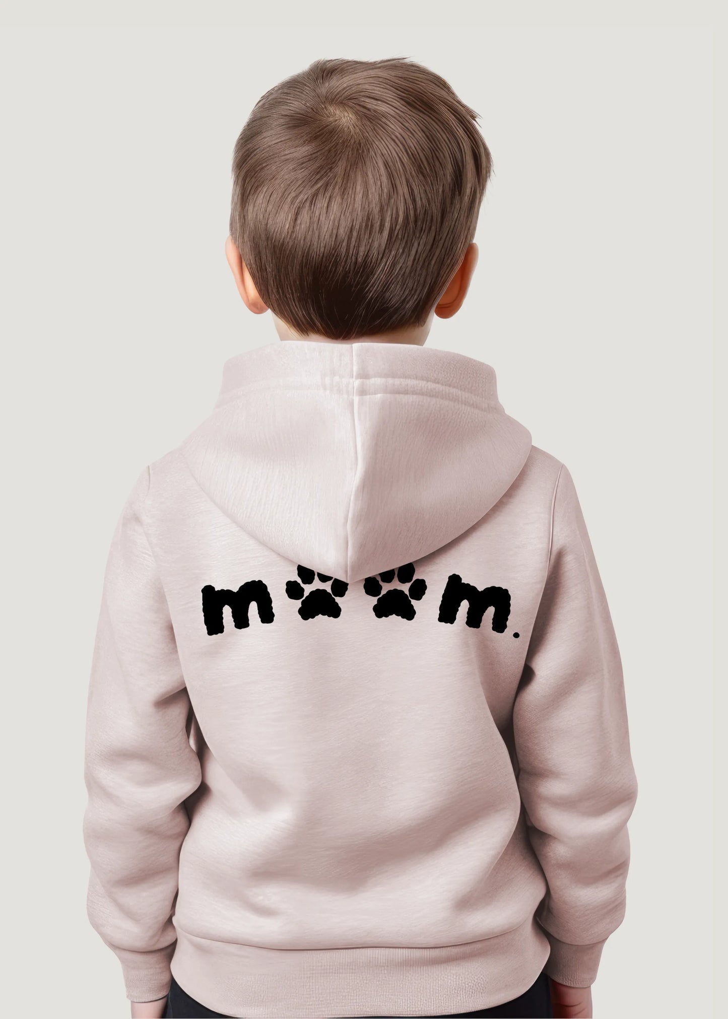 Moom Signature Hoodie -Kids Soft Pink