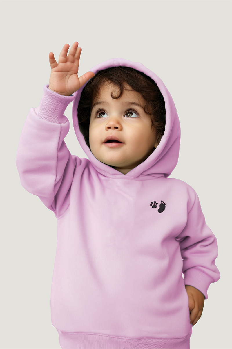 Moom Signature Hoodie -Kids Soft Pink